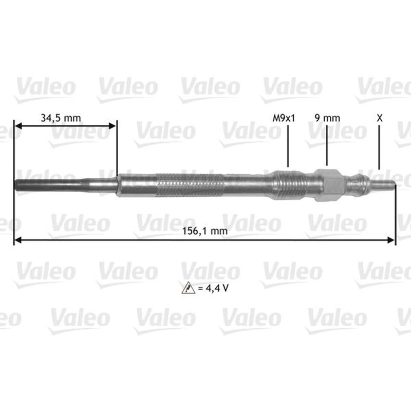 Valeo Diesel Engine Glow Plug 345219