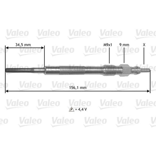Valeo Diesel Engine Glow Plug 345219