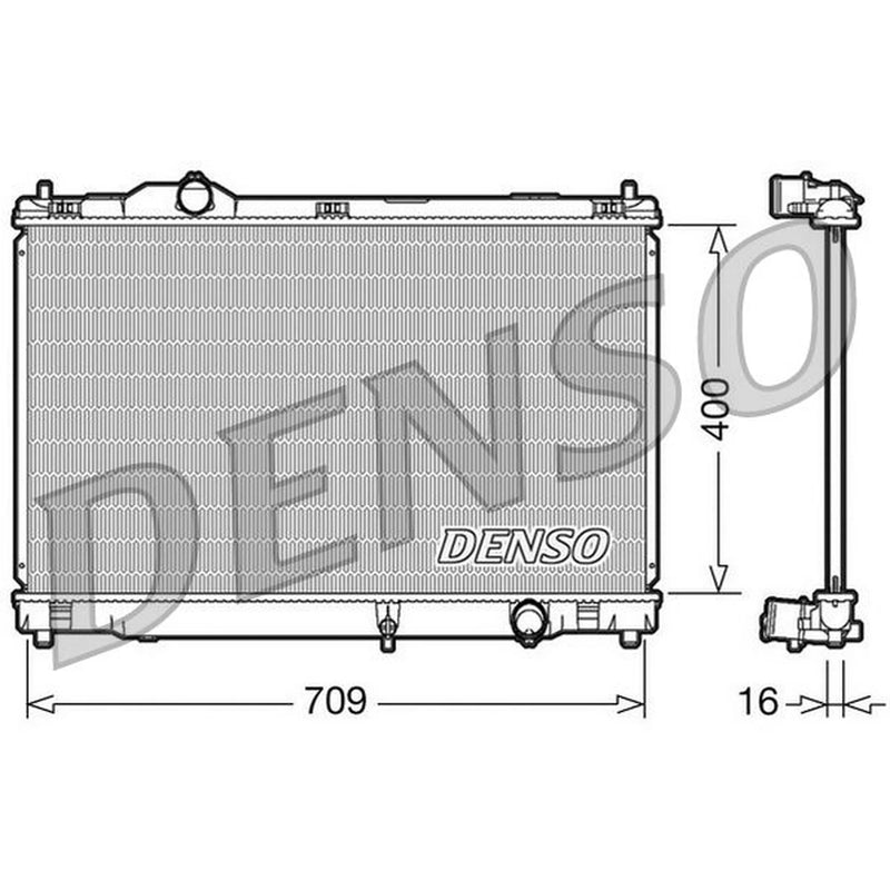 Denso Engine Radiator DRM51008