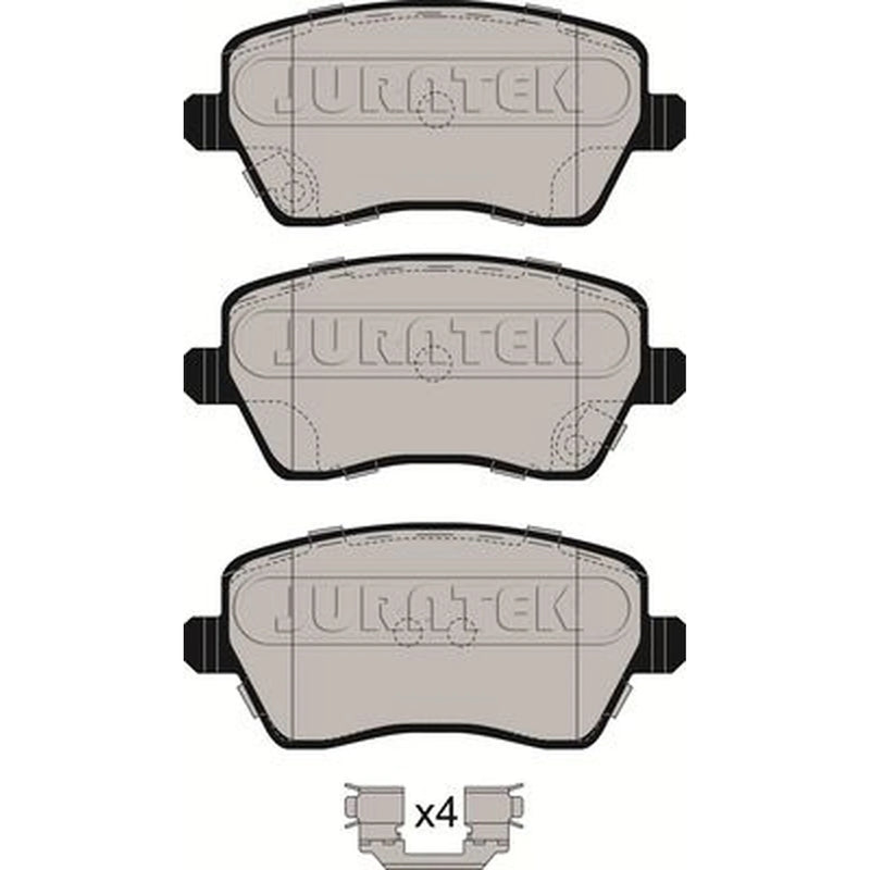 Juratek Front Brake Pad Set JCP058