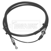 Borg & Beck Handbrake Cable Left Rear BKB2348