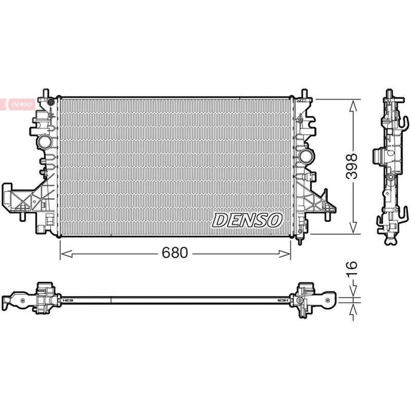 Denso Engine Radiator DRM20128