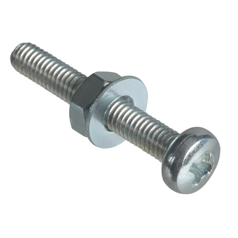 ForgeFix Machine Screw Pozi Compatible Pan Head ZP ForgePack 50 12-20mm