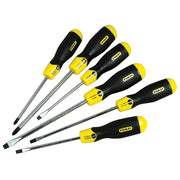 STANLEY® Hand Tools Cushion Grip Screwdriver Set, 6 Piece - 5-98-001