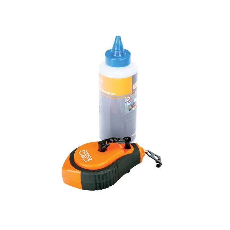 Bahco Blue Chalk, Chalk Line & Line Level Set - CL-1221-SET