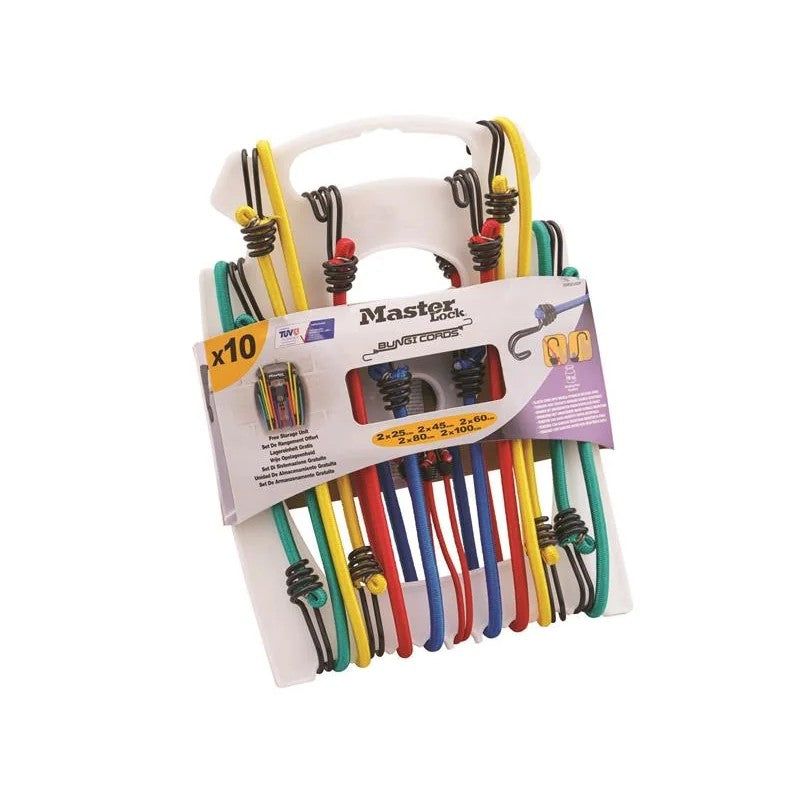 Master Lock Twin Wire™ Bungee Organiser 10 Piece - 3043EURDAT