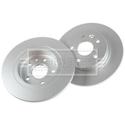 Borg & Beck 2 x Solid Rear Brake Discs BBD4798
