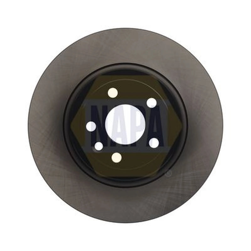 NAPA 2 x Solid Rear Brake Discs NBD5690