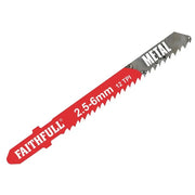 Faithfull Metal Cutting Jigsaw Blades Pack of 5 T118B - FAIJBT118B