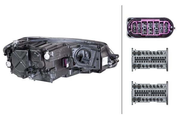 Hella 1ZX 013 924-231 Headlight