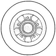 Borg & Beck 2 x Rear Brake Discs BBD5785S