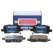 Borg & Beck 4 x Rear Brake Pad Set BBP2991
