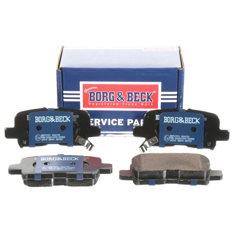 Borg & Beck 4 x Rear Brake Pad Set BBP2991