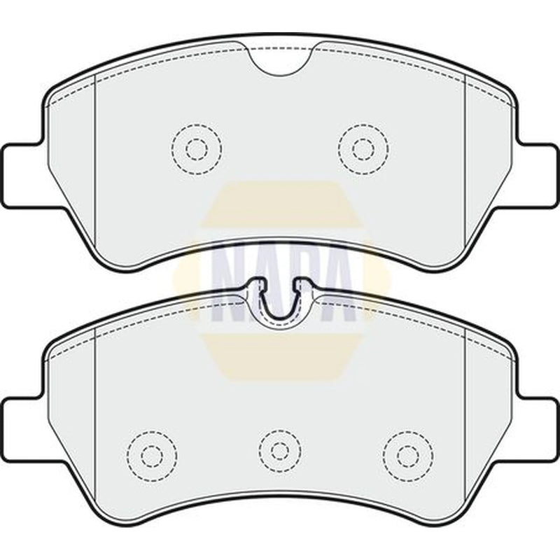 NAPA Rear Brake Pad Set NBP1182