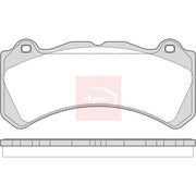 Apec Front Brake Pad Set PAD2377