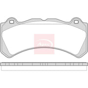 Apec Front Brake Pad Set PAD2377