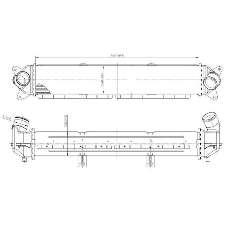 NRF Intercooler (Charge Air Cooler) 309060