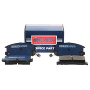 Borg & Beck 4 x Rear Brake Pad Set BBP1504