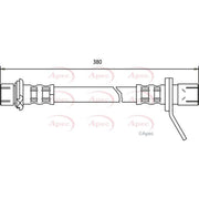Apec Brake Hydraulic Hose Line Rear Left HOS3009