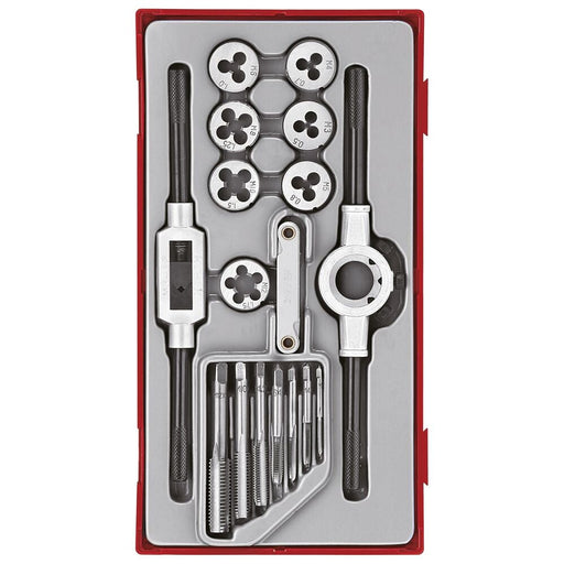 Teng Tools TT1 Tap and Die Set 17 Piece Cutting Tool Kit