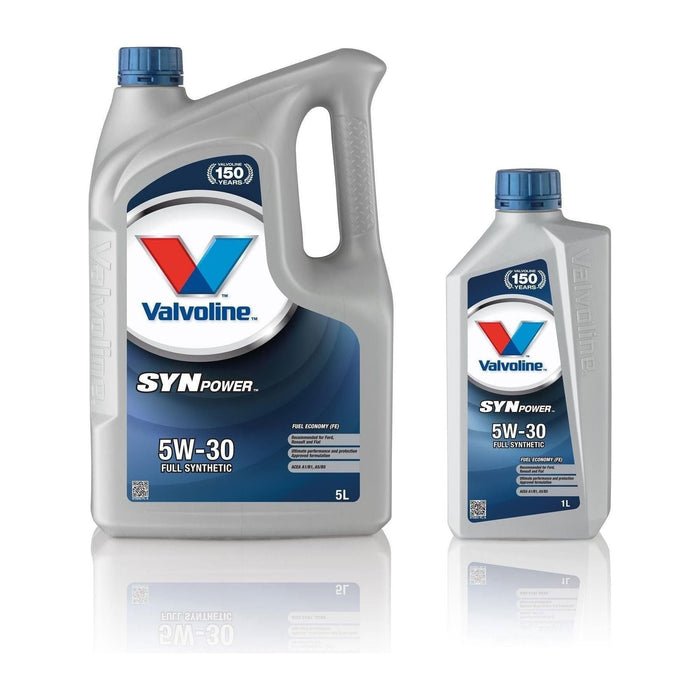 Valvoline SynPower FE 5W-30 5W30 Engine Oil - 6 Litres 6L Valvoline  - Town Parts