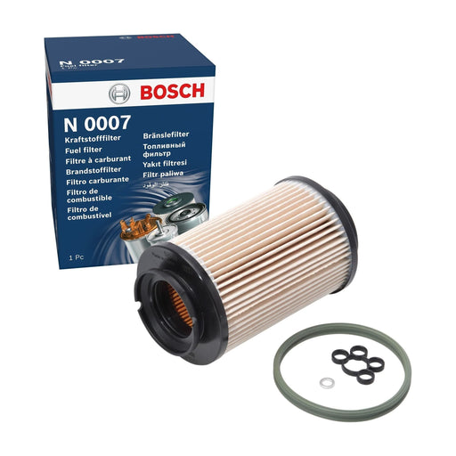 Genuine Bosch Car Fuel Filter N0007 Fits Audi A3 Sportback Tdi - 2.0 - 04-13 145 Bosch  - Town Parts