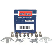 Borg & Beck Brake Pad Accessory Fitting Kit Front BBK1660