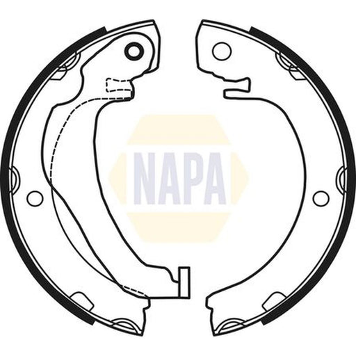 NAPA Parking Brake Shoe Set NBS5047