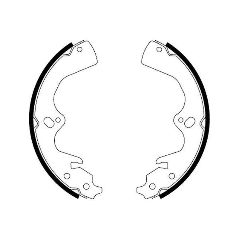 Mintex Brake Shoe Set Axle Kit MFR497
