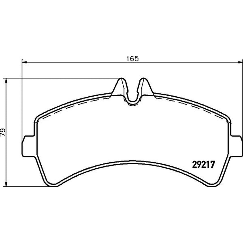 Mintex Rear Brake Pad Set MDB2805