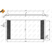 NRF Air Conditioning Condenser 35523