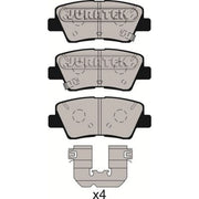 Juratek Rear Brake Pad Set JCP8195