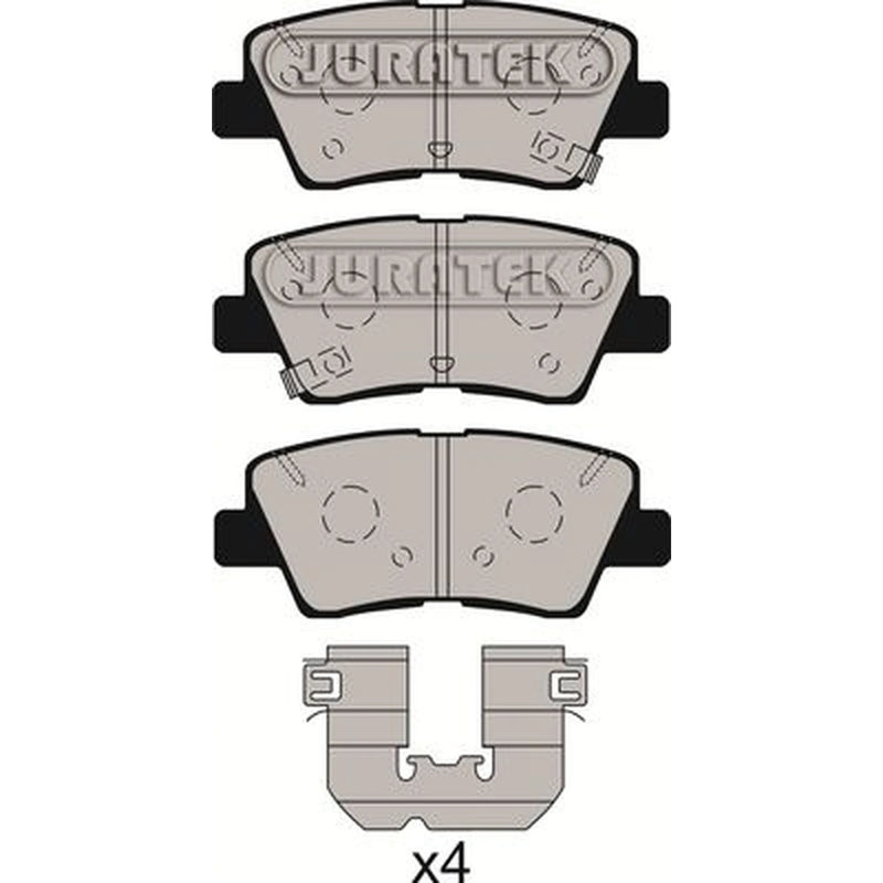 Juratek Rear Brake Pad Set JCP8195