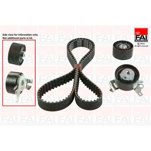 FAI Timing Belt Kit with Rollers TBK369