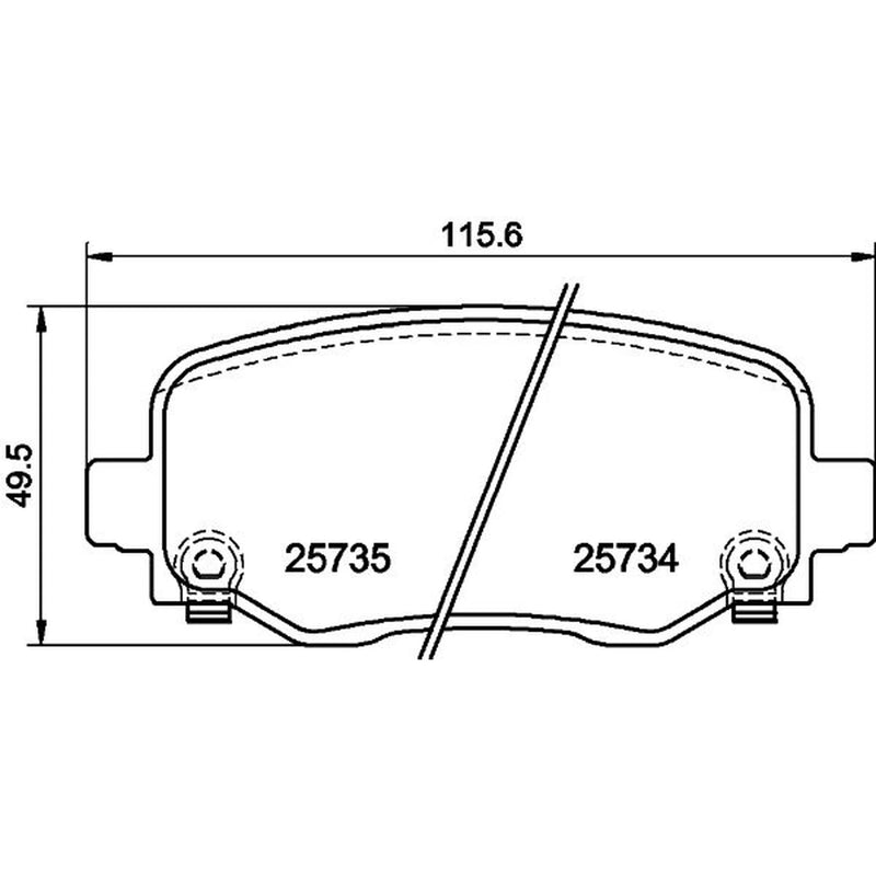 Mintex Rear Brake Pad Set MDB3790