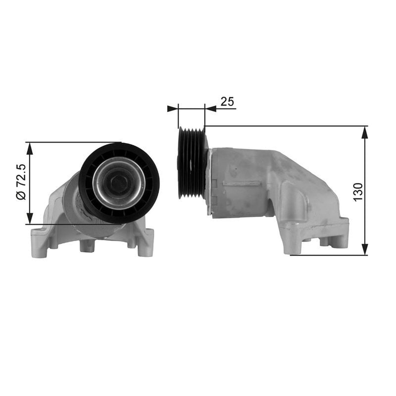 Gates Auxiliary Belt Tensioner T38272