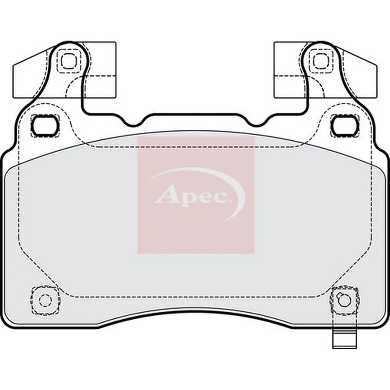 Apec Front Brake Pad Set PAD2255