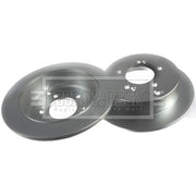 Borg & Beck 2 x Solid Rear Brake Discs BBD4366
