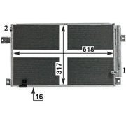 Mahle Air Conditioning Condenser AC 828 000P
