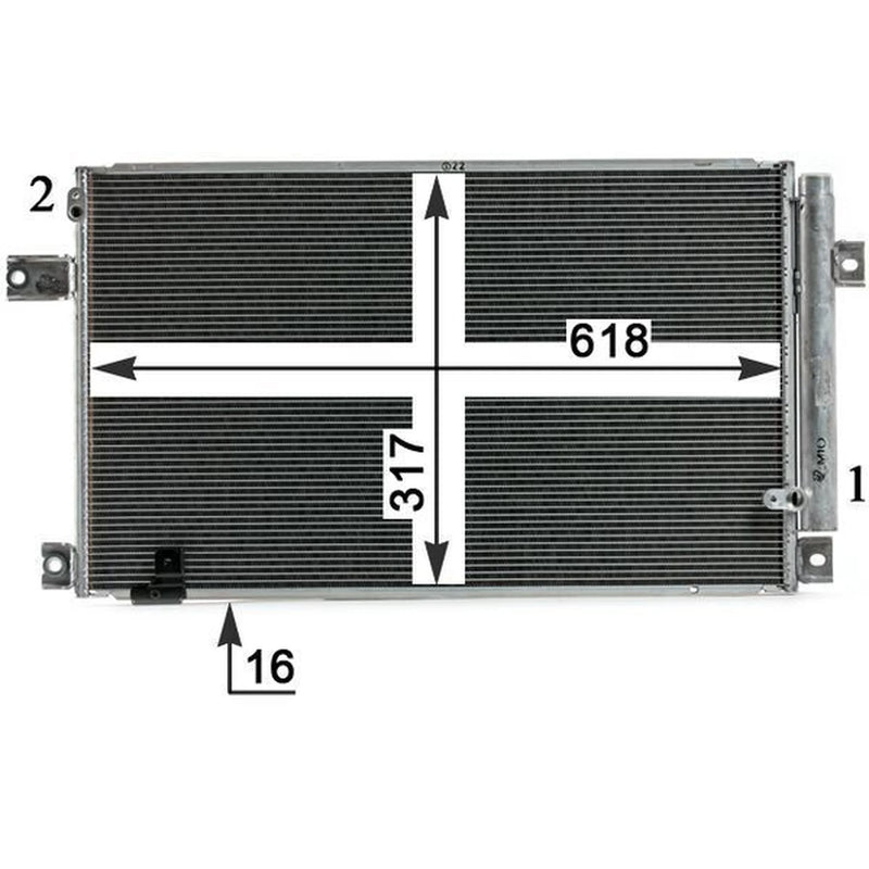 Mahle Air Conditioning Condenser AC 828 000P