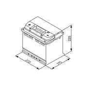 Bosch Batteries Battery 12V 75Ah 680A 0 092 L40 270