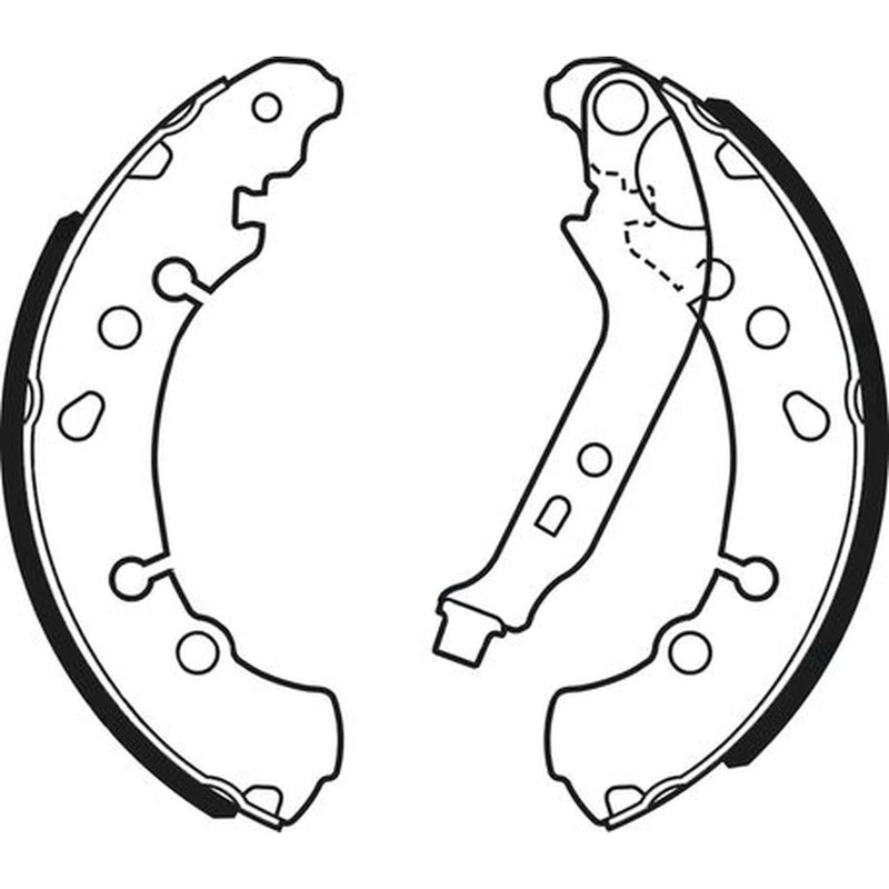 Abtex Brake Shoe Set Axle Kit ABS4150