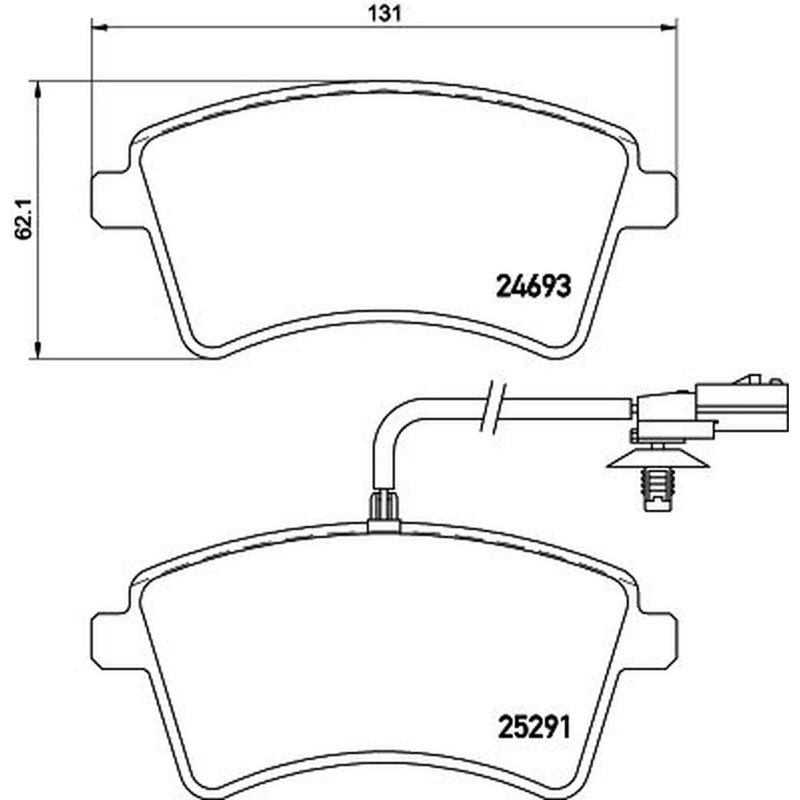 DON Front Brake Pad Set PCP1490