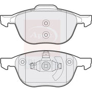 Apec Front Brake Pad Set PAD1415B