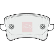 Apec Rear Brake Pad Set PAD1655