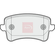 Apec Rear Brake Pad Set PAD1655