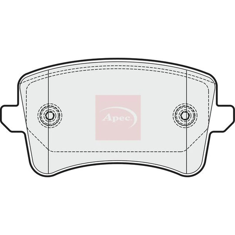 Apec Rear Brake Pad Set PAD1655