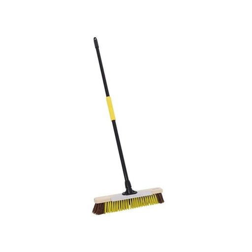 Bulldozer Dual Fill Bass/PET Broom with Metal Scraper 457mm (18in)