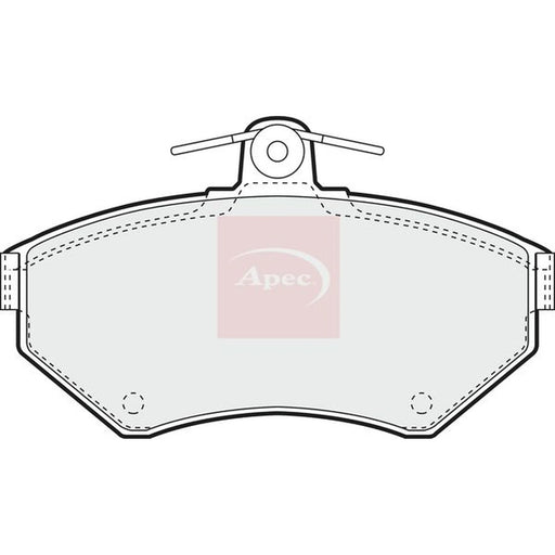 Apec Front Brake Pad Set PAD961