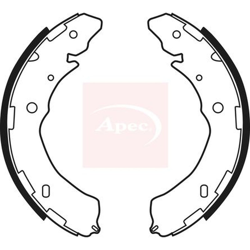 Apec Brake Shoe Set Axle Kit SHU772